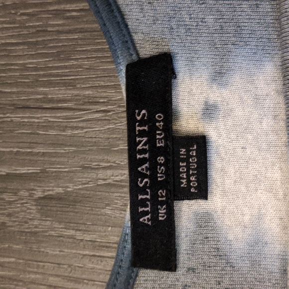 All Saints Velvet Bodysuit - Picture 6 of 8